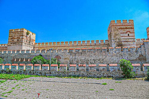 İstanbul Konstantinopolis Kara Surları Panorama