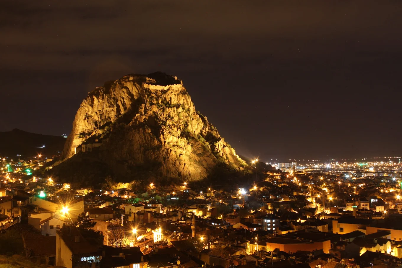 Afyonkarahisar Burg und Thermalhotels