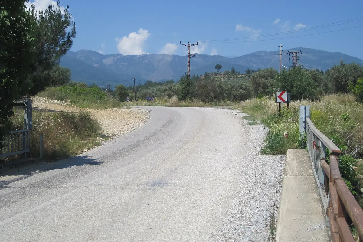 Karacasu ilçesinin genel görünümü, Aydın