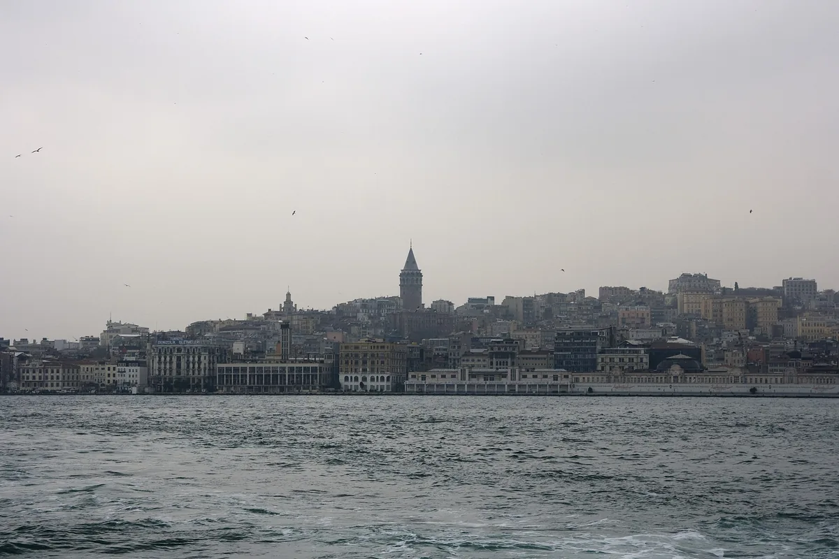 Kennedy Caddesi'nden (sahil yolu) manzara, Cankurtaran, Fatih