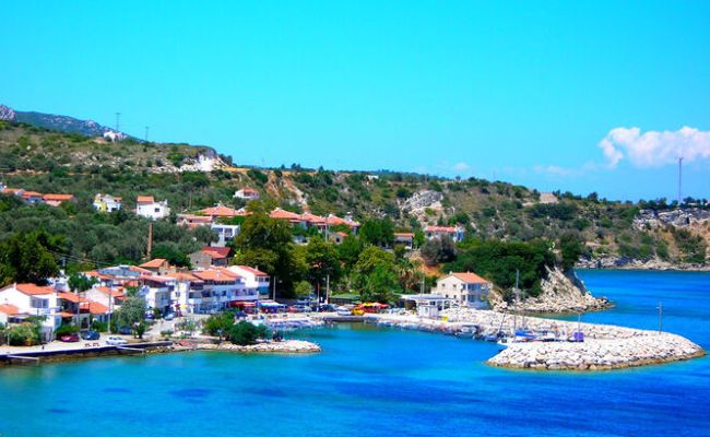 Karaburun Village and Sea